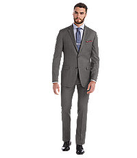 1905 Collection Tailored Fit Plaid Men's Suit