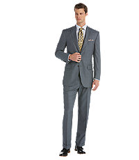 Signature Imperial Blend Collection Traditional Fit Plaid Men's Suit