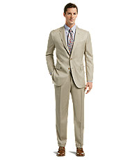 Reserve Collection Traditional Fit Solid Men's Suit - Big & Tall