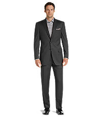 Reserve Collection Traditional Fit Plaid Men's Suit