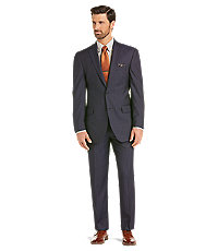 Signature Imperial Blend Collection Regal Fit Windowpane Men's Suit