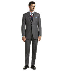 Signature Gold Collection Traditional Fit Plaid Men's Suit