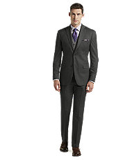 1905 Collection Tailored Fit Herringbone Men's Suit - Big & Tall