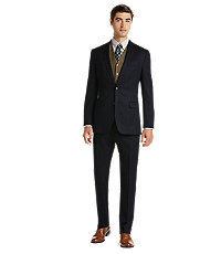 1905 Collection Slim Fit Windowpane Men's Suit