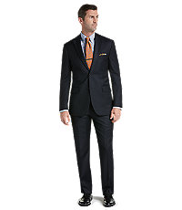 Signature Collection Tailored Fit Pinstripe Men's Suit - Big & Tall