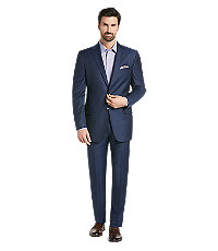 Reserve Collection Tailored Fit Textured Weave Men's Suit