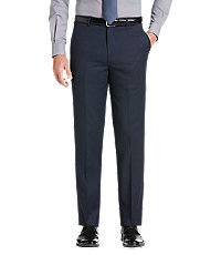 Travel Tech Collection Slim Fit Micro Stripe Flat Front Men's Suit Separate Pants - Big & Tall
