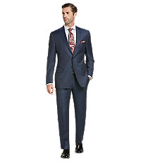 Reserve Collection Tailored Fit Stripe Men's Suit - Big & Tall