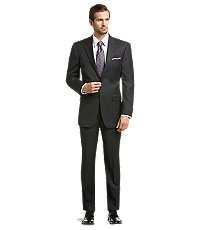 Signature Collection Tailored Fit Woven Stripe Men's Suit