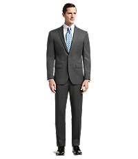 Traveler Collection Slim Fit Solid Men's Suit