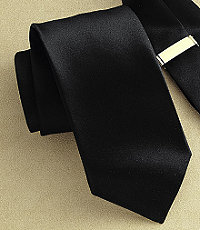 Black Formal Tie