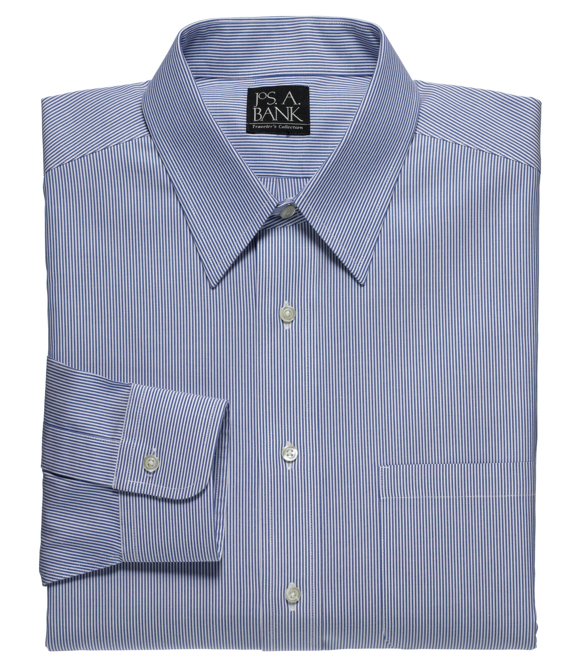 Traveler Fine-Line Point Collar Dress Shirt Big or Tall
