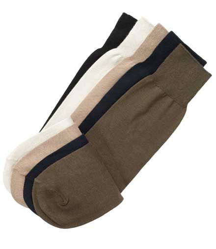Pima Cotton Mid-Calf Socks
