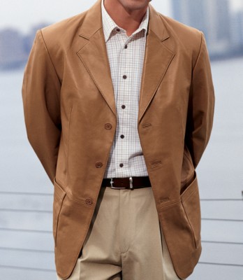 JoS. A. Bank New Zealand Lambskin Blazer