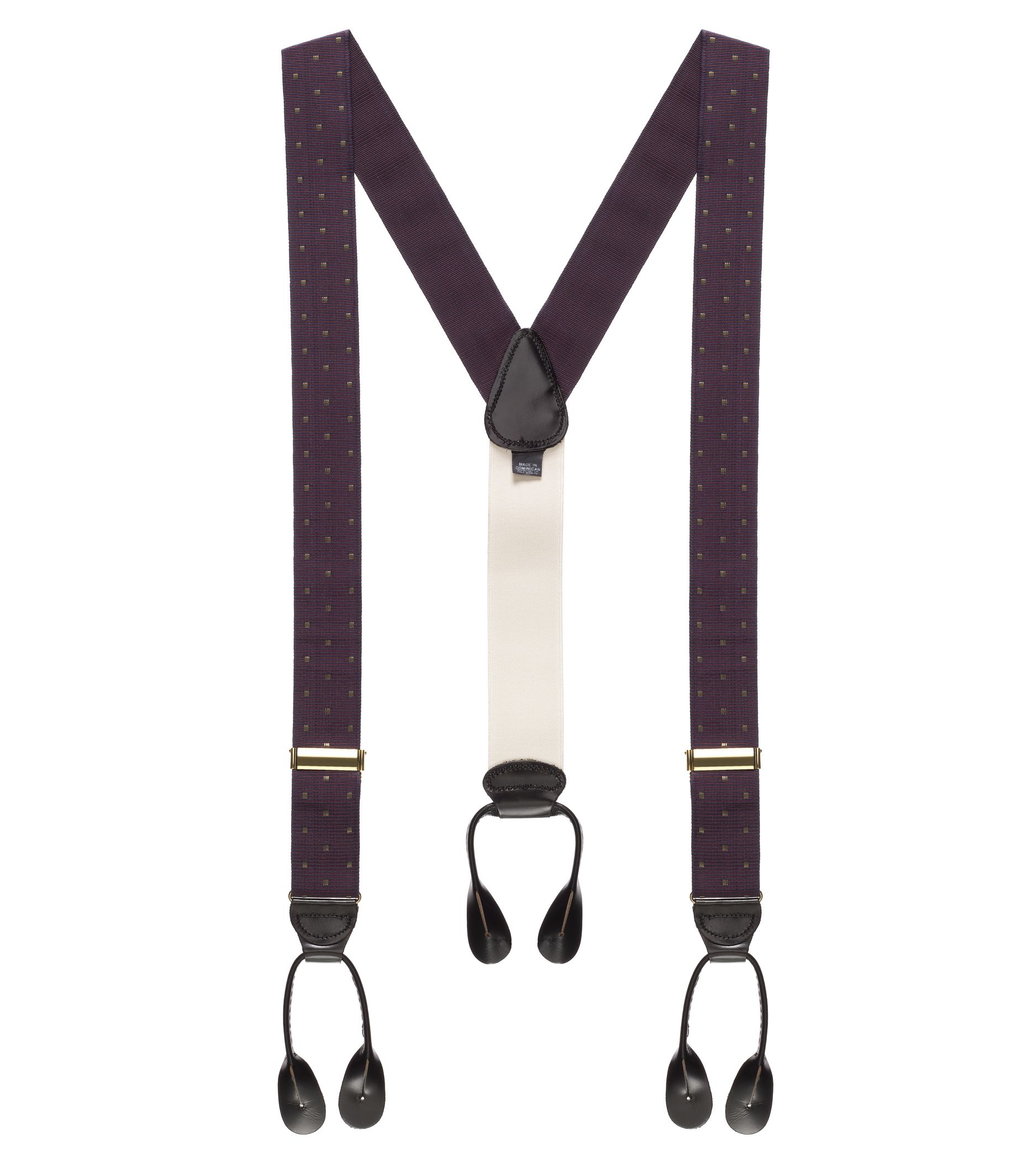 Grosgrain Dot Braces