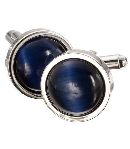 Classic Blue Catseye Cufflinks