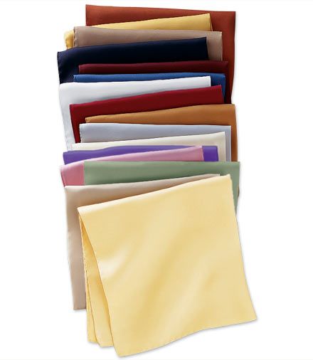 Solid Silk Pocket Square