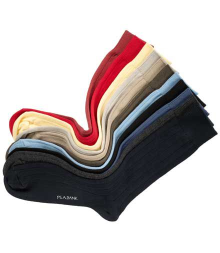 Wide Rib Crew Socks