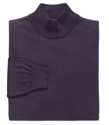 JoS. A. Bank Signature Merino Wool Mock Sweater