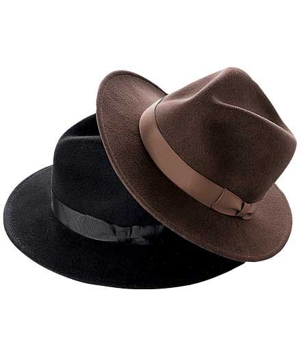 Traveler Lower Crown Fedora Packable Hats
