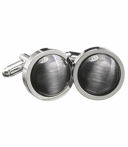 Classic Grey Catseye Cufflinks