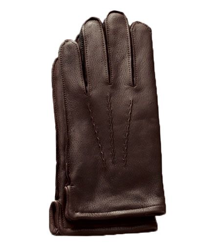Thinsulate-Lined Deerskin Casual Gloves
