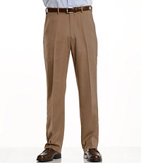 David Leadbetter Traditional Fit Flat Front Performance Golf Pants - Big & Tall