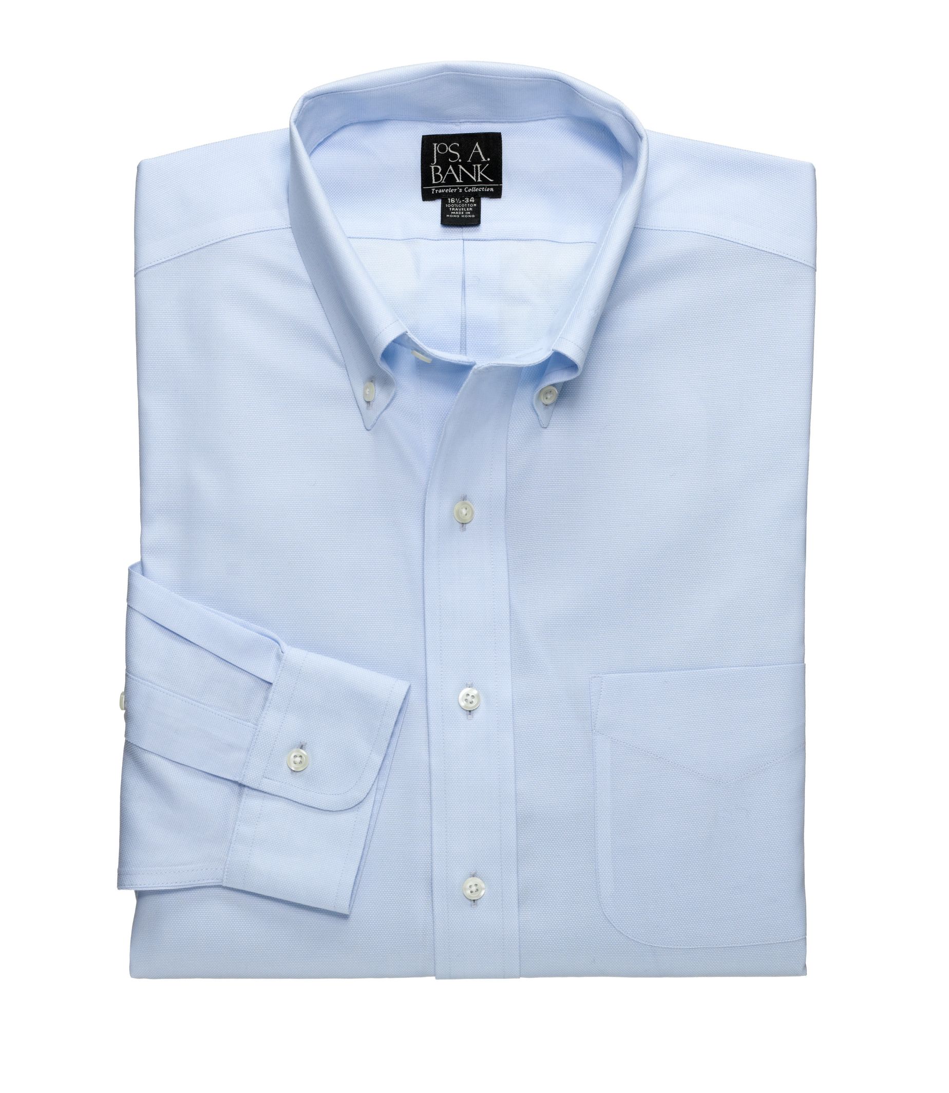 Traveler Royal Oxford Buttondown Collar Dress Shirt- Buy 1, Get 2nd 25% OFF, 3rd FREE!