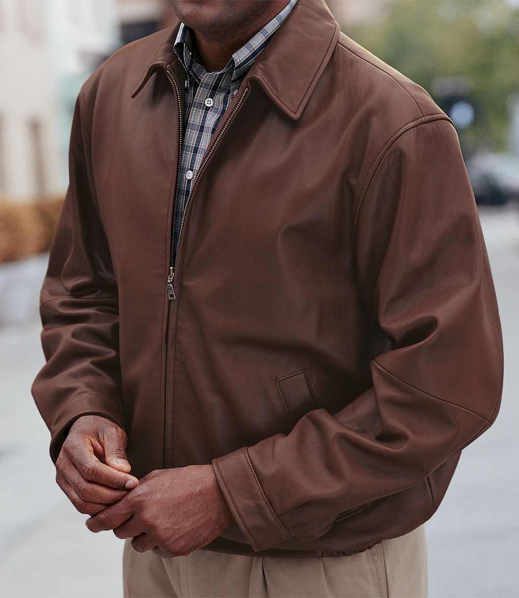 Signature New Zealand Lambskin Bomber Jacket Long Length