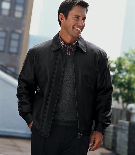 Signature Open Bottom New Zealand Lambskin Jacket Big