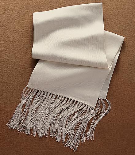 Formal Silk Jacquard Scarf