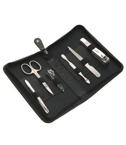 6-Piece Leather Manicure Kit