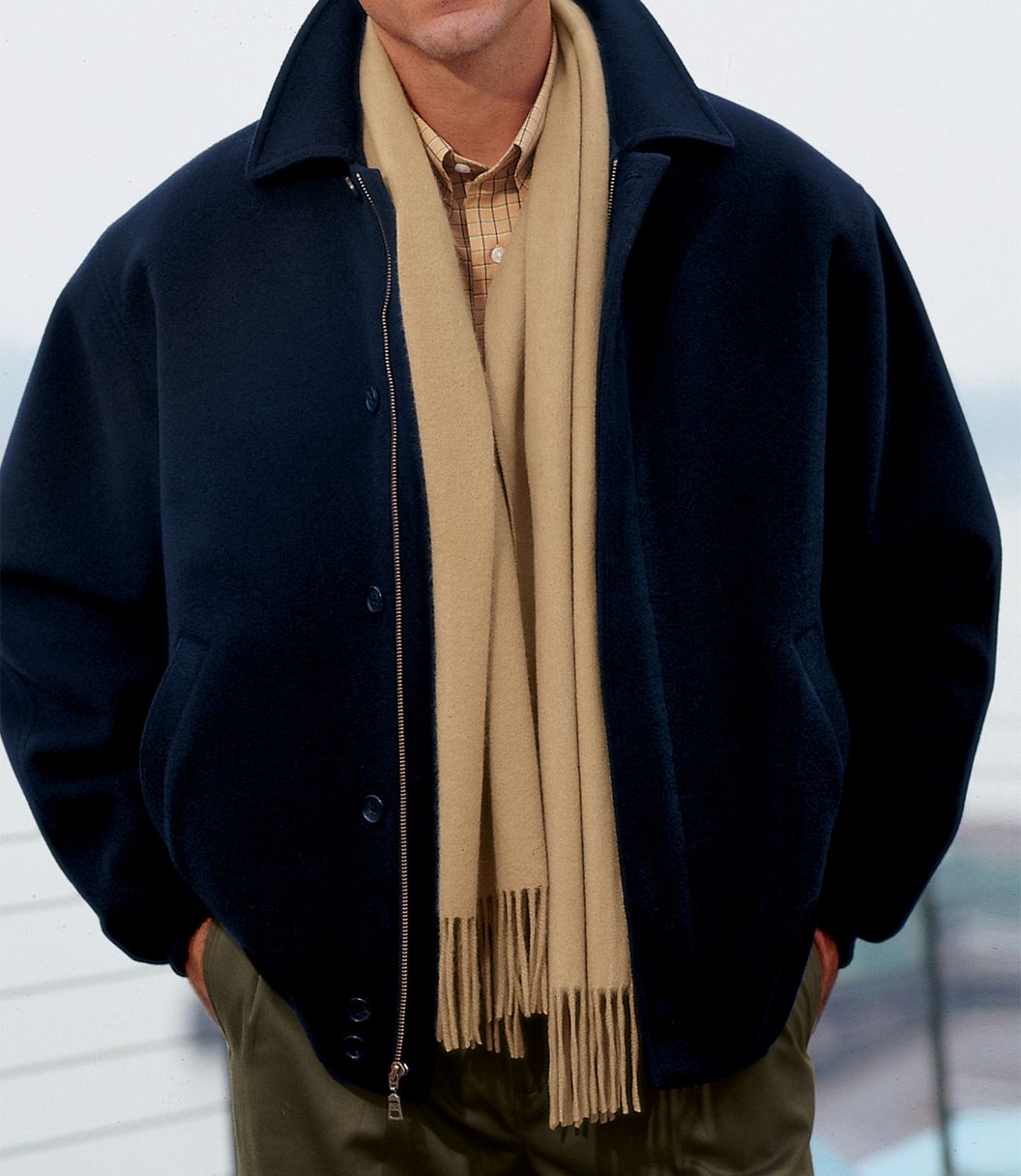 All-Weather Wool Bomber Jacket