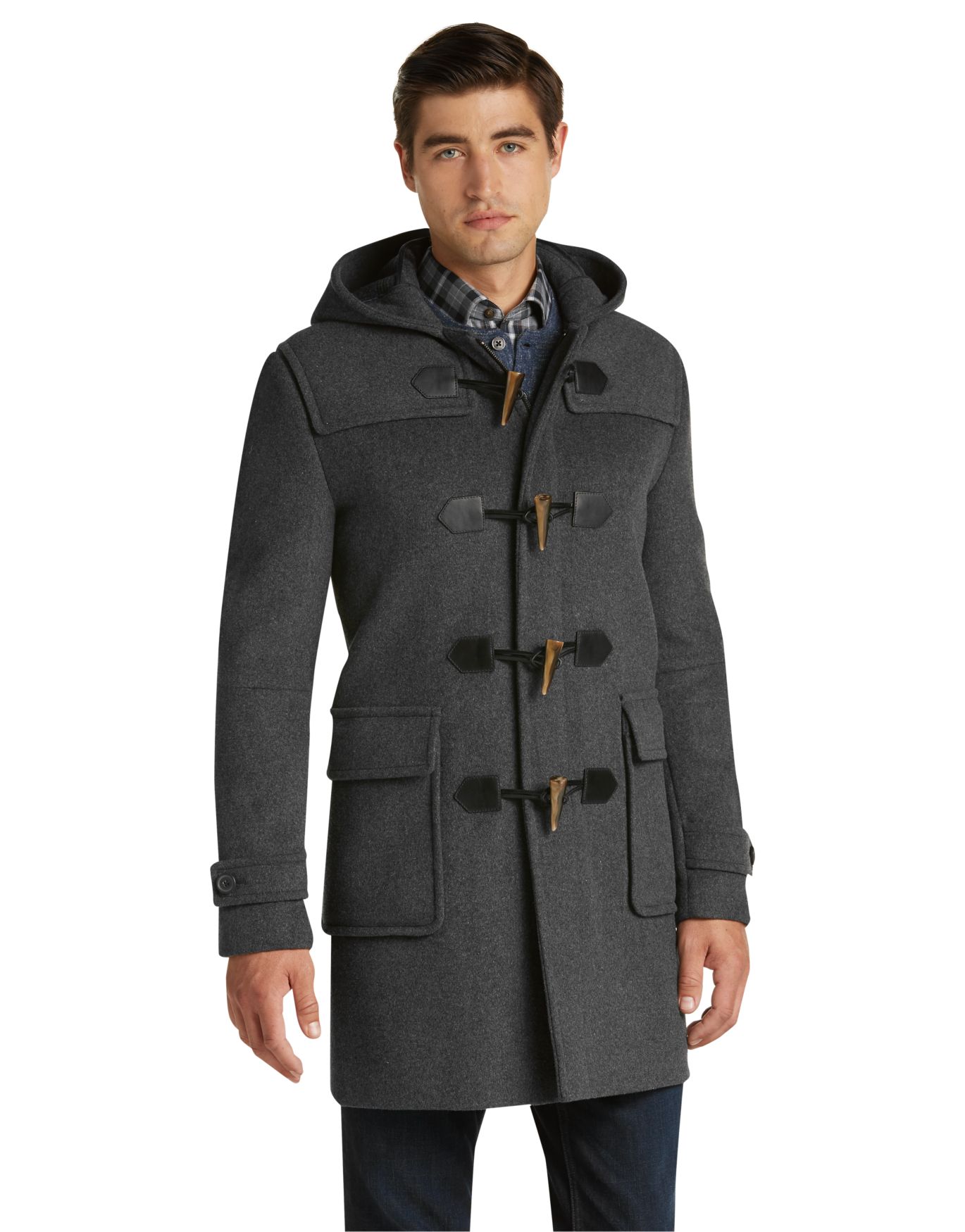1905 Collection Traditional Fit 3/4 Length Duffle Coat - Big ...