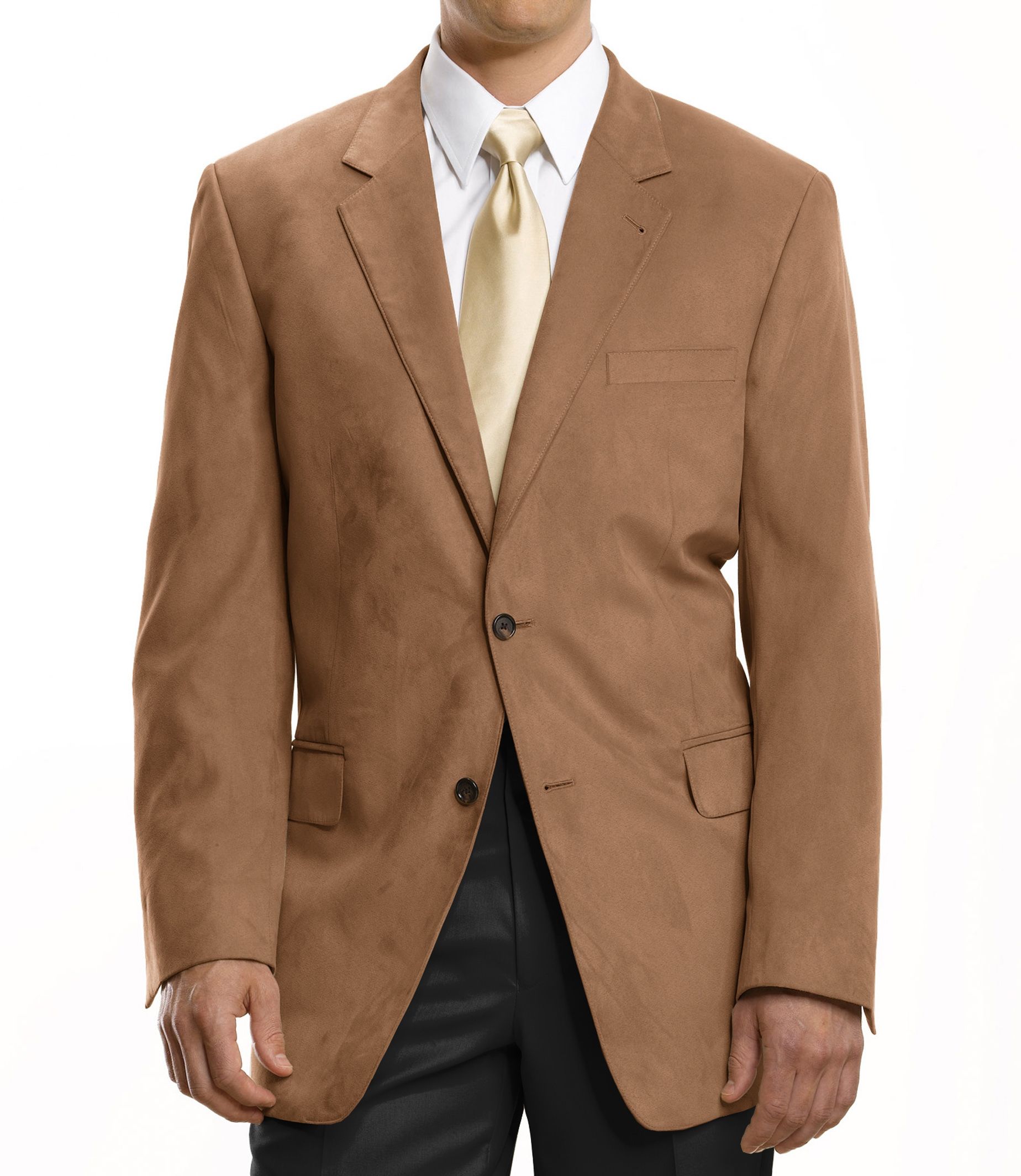 Executive 2-Button Sueded Microfiber Sportcoat
