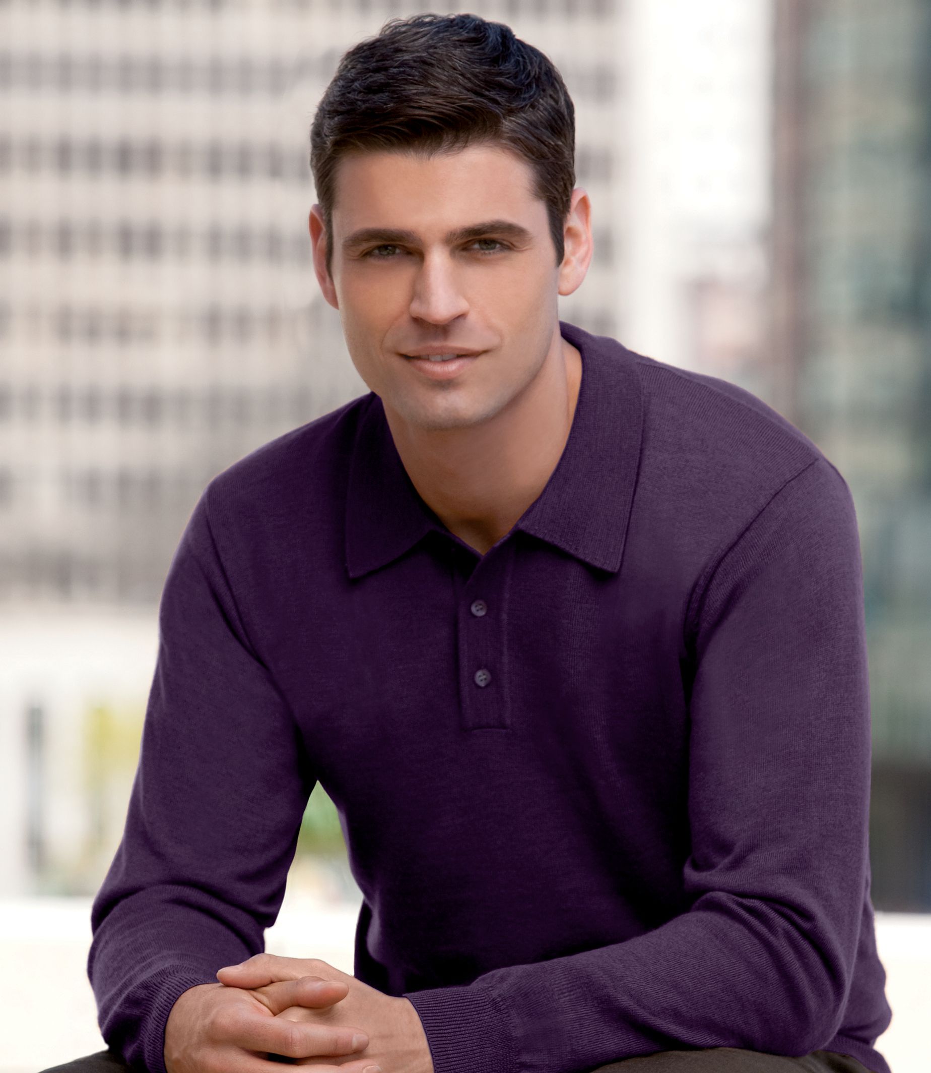 Signature Merino Wool Polo Sweater- Get Your 2nd 25% OFF, 3rd FREE!