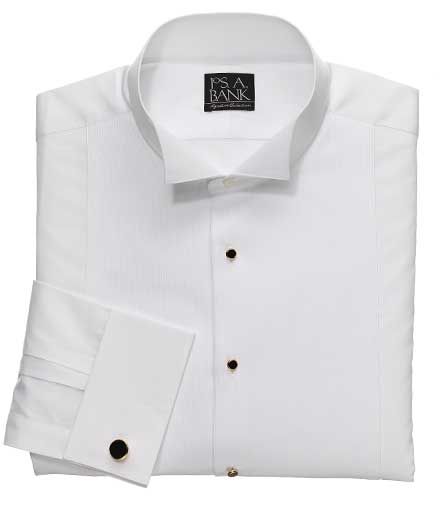 Signature Dobby Wing Collar Formal Dress Shirt