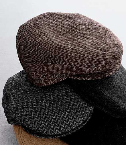 Ivy Wool Herringbone Cap