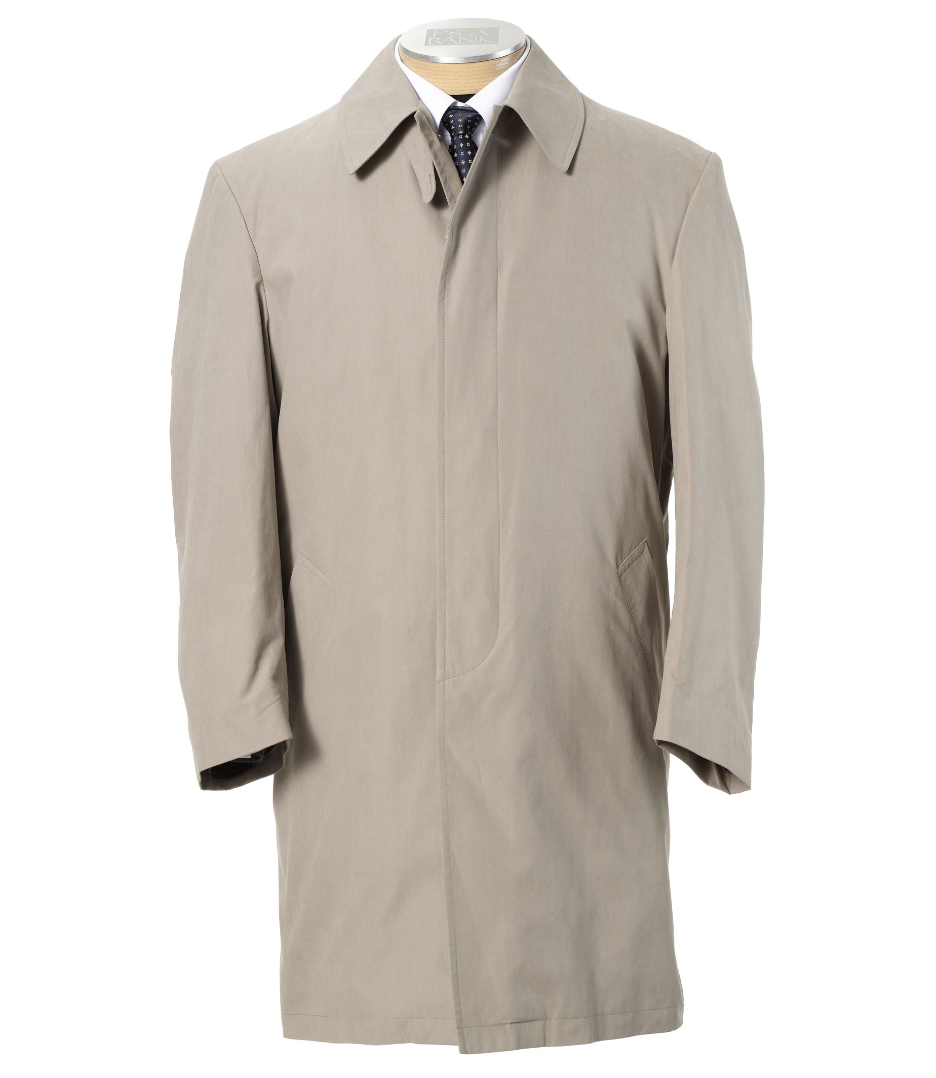 Three-Quarter Length Tri-Blend Raincoat