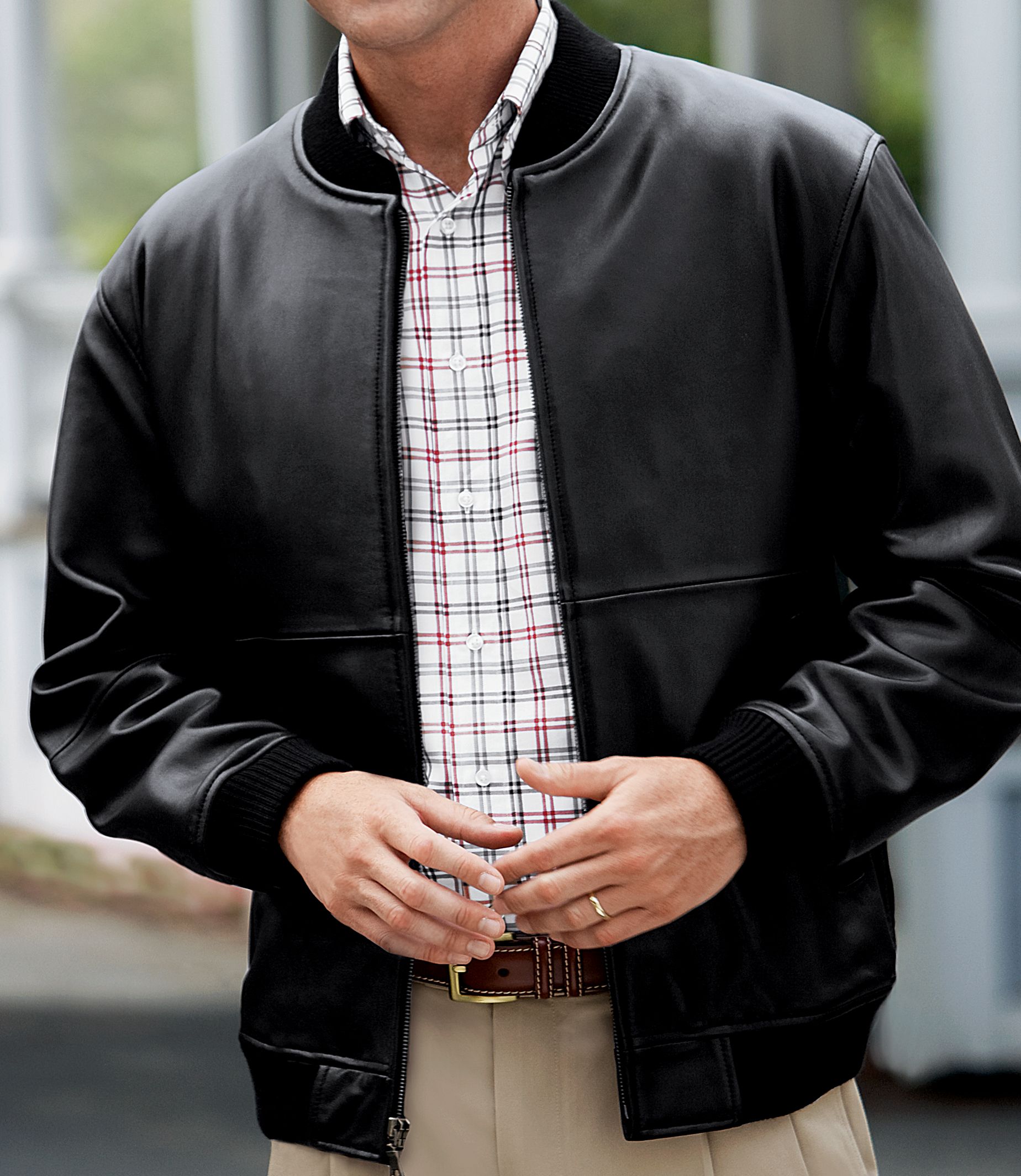 New Zealand Lambskin Baseball Jacket