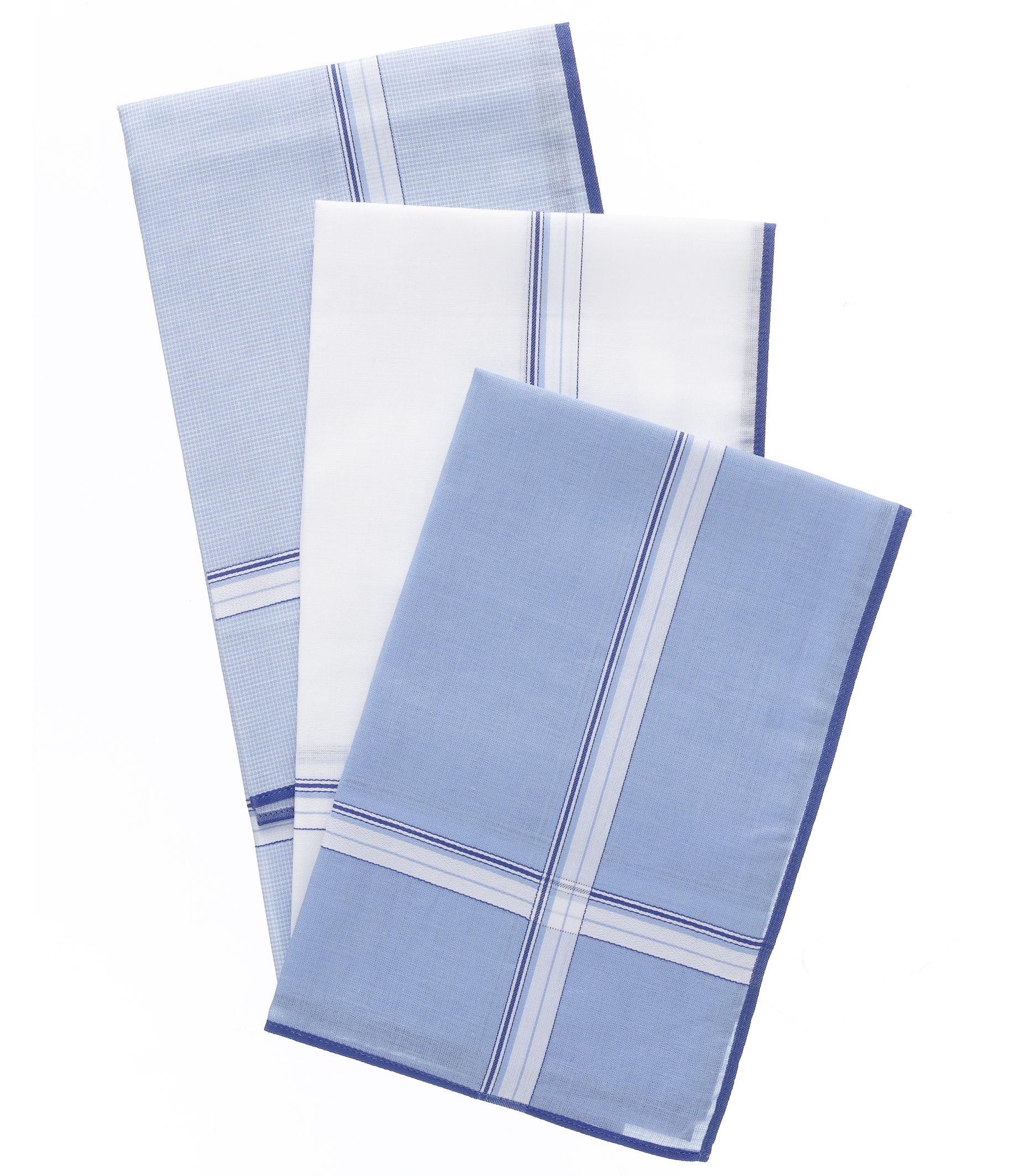 3 Pack Striped Handkerchiefs
