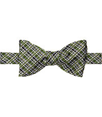 Executive Plaid Bow Tie