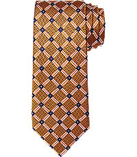 Signature Floral Grid Pattern Tie