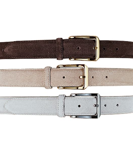 Suede Buck Dress Belt
