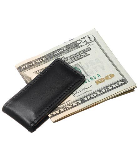 Leather Money Clip