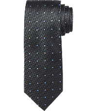 Reserve Collection Herringbone Dot Tie - Long