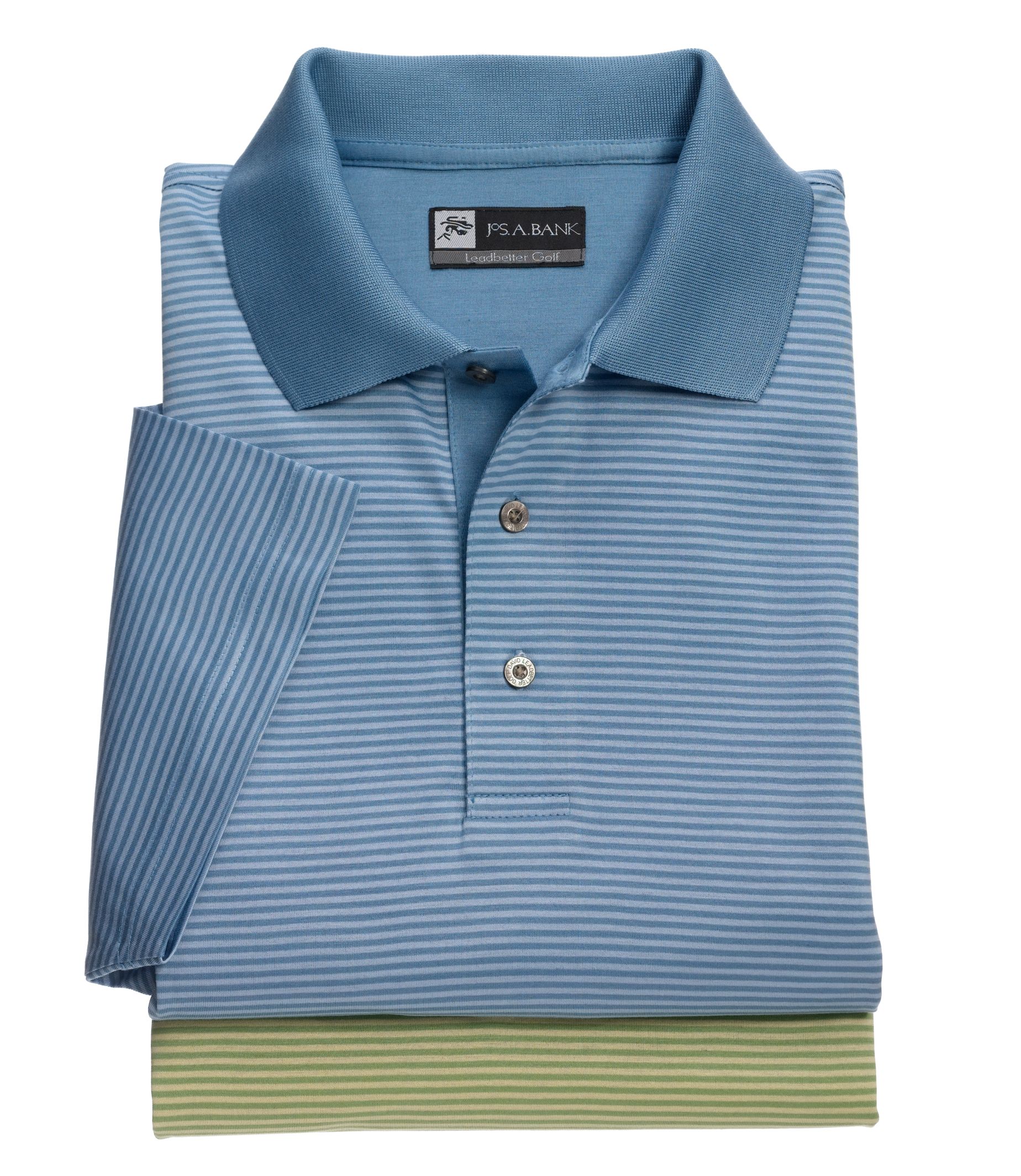 Mercerized Patterned Feeder Stripe Polo
