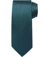 Traveler Collection Woven Dot Tie - Long