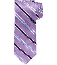 Traveler Collection Herringbone Stripe Tie - Long