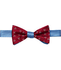 1905 Collection Floral Pre-Tied Double Bow Tie